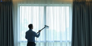 Commercial drapes cleaning service mannerim-vic hotels offices