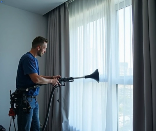 Professional drapes cleaning process tools Matty Curtain Cleaning mannerim-vic