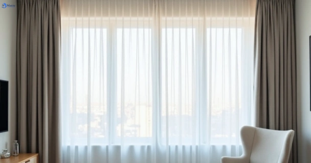 Restored vibrant drapes in mannerim-vic QLD after Matty Curtain Cleaning
